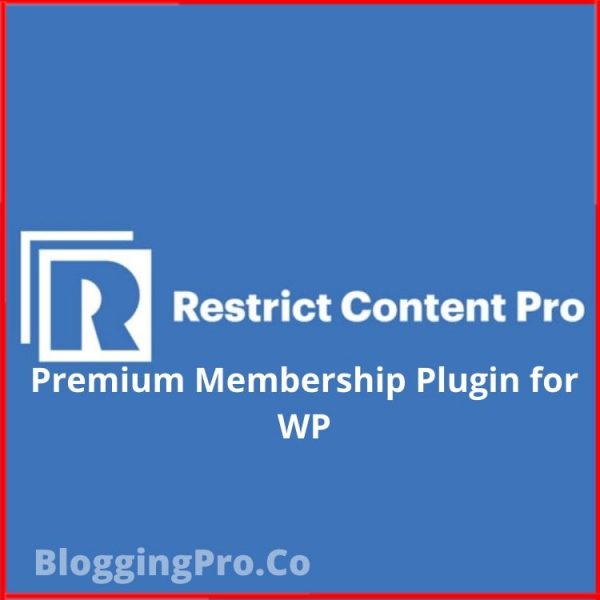 Restrict Content Pro Wordpress Plugin