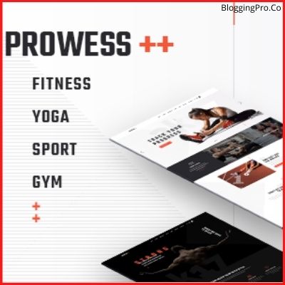 Prowess Fitness and Gym Theme Download