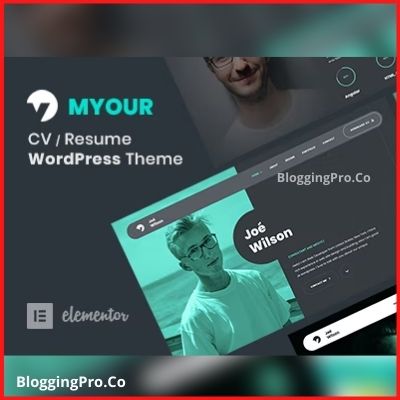 Myour - CV Resume WordPress Theme