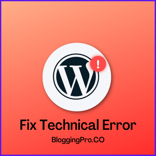 Fix Error In Your WordPress Site