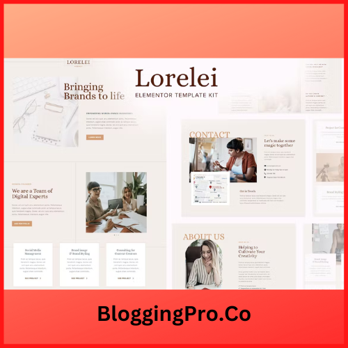 Lorelei - Feminine Business Template Kit