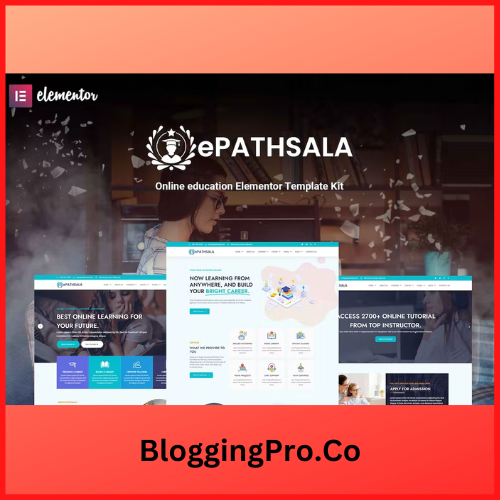 ePathsala - Online Education Template Kit