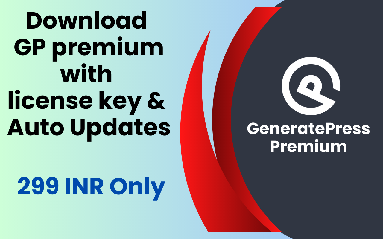 GeneratePress Download With License Key At Cheap Price