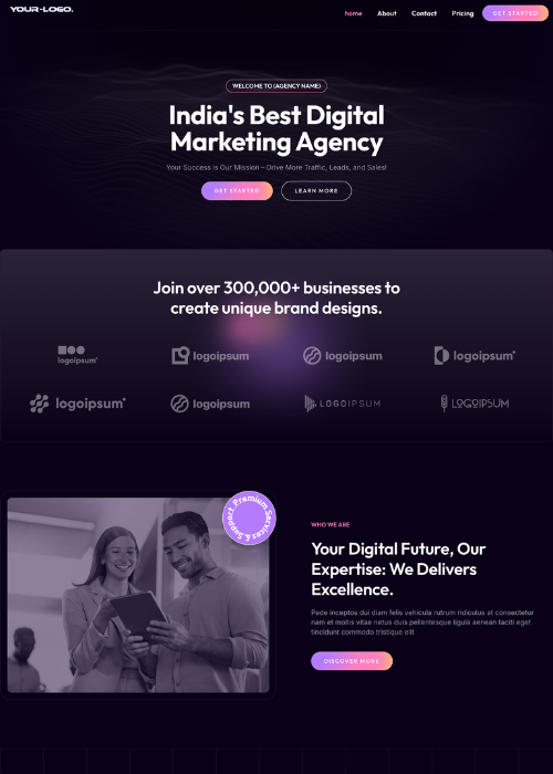 digital marketing template