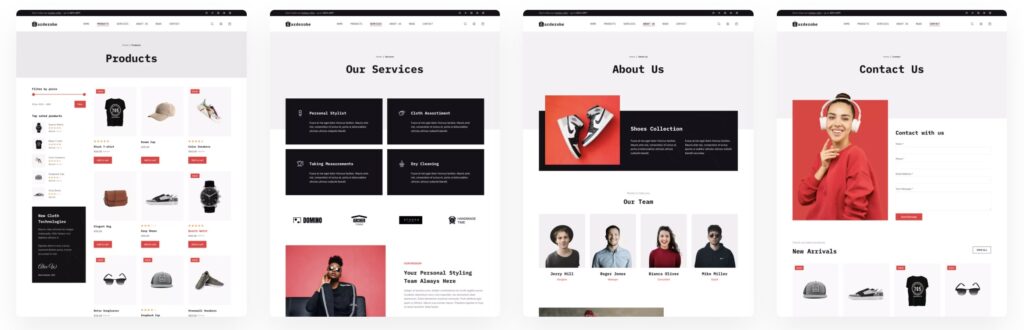 Ready To Use eCommerce Website Template Download At Low Price